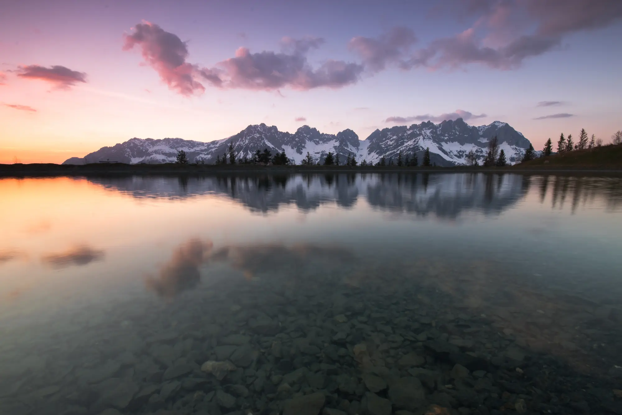 Astbergsee mit Spiegelung